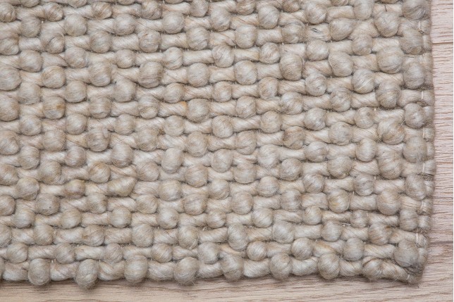 Tapis WOOL 240x160cm beige laine et polyester