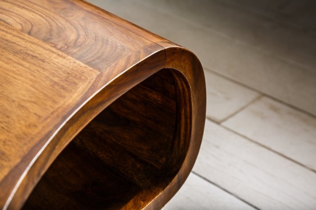 Table basse ORGANIC LIVING 90cm sheesham massif