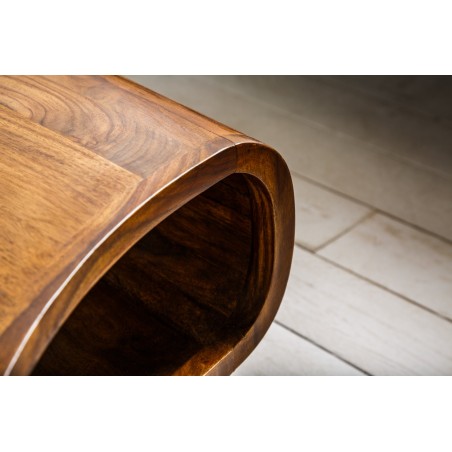 Table basse ORGANIC LIVING 90cm sheesham massif