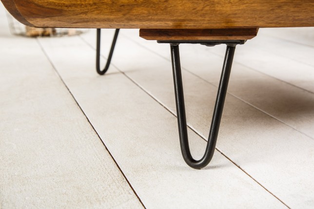 Table basse ORGANIC LIVING 90cm sheesham massif