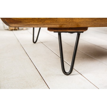 Table basse ORGANIC LIVING 90cm sheesham massif