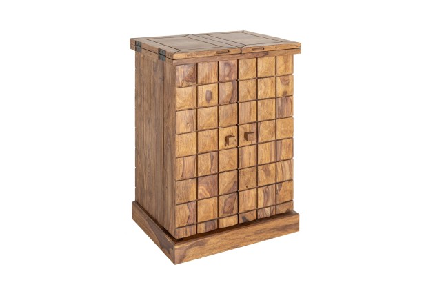 Bar cabinet MOSAICO 130cm sheesham massif naturel