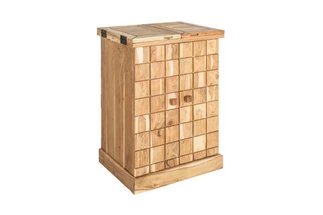 Bar Cabinet MOSAICO 130cm Acacia Massif Naturel