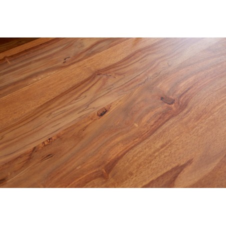 Table à manger IRON CRAFT 160cm sheesham massif naturel