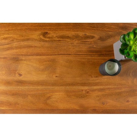Table basse MAMMUT 110cm Acacia Massif Pieds Métal