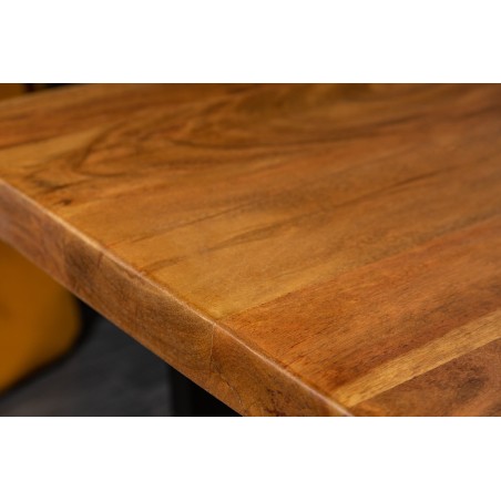 Table basse MAMMUT 110cm Acacia Massif Pieds Métal