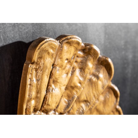 Buffet haut ANGEL 140cm manguier noir & ailes dorées