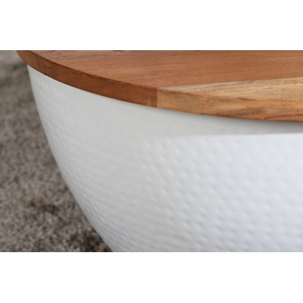 Table Basse Orient Storage Acacia Massif 60cm 2