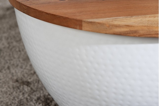 Table Basse Orient Storage Acacia Massif 60cm