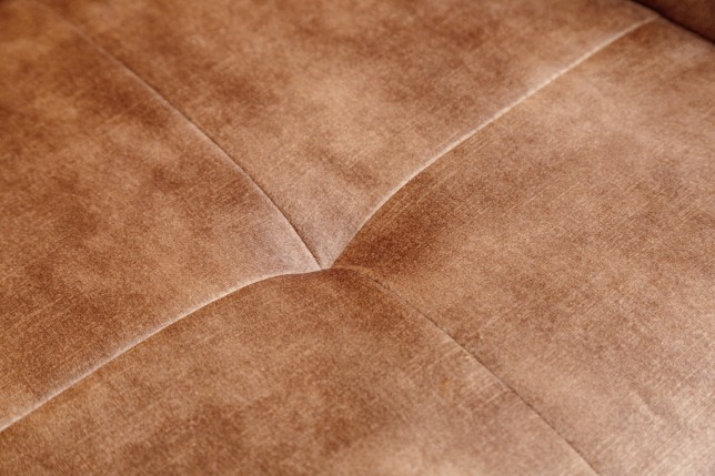 Fauteuil pivotant EUPHORIA velours brun 180°