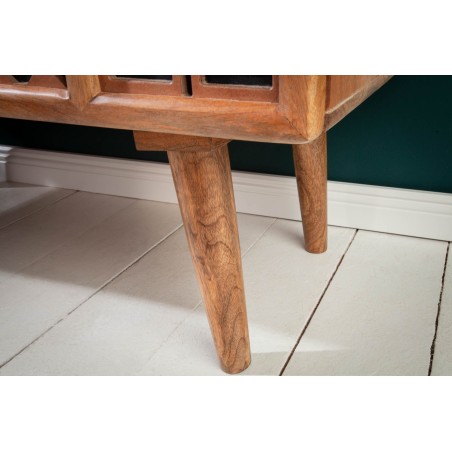 Highboard MARRAKECH 120cm manguier naturel - Buffet haut