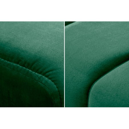 Banc PETIT BEAUTÉ 110cm velours vert émeraude