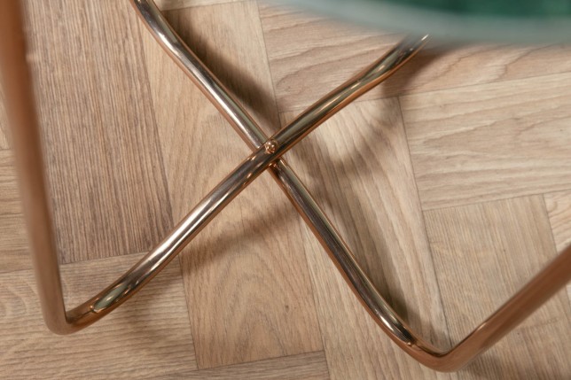 Table d'appoint NOBLE 35cm marbre vert - Plateau amovible