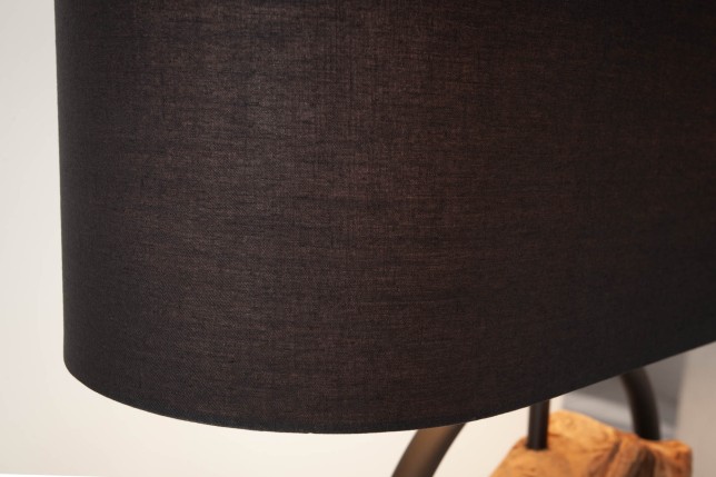 Lampadaire Bois Acacia Recyclé Design 147 cm | Elsines
