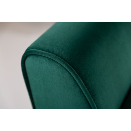 Banc SCARLETT 90cm velours vert émeraude