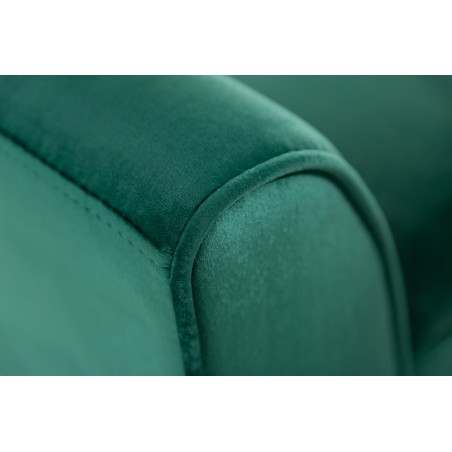 Banc SCARLETT 90cm velours vert émeraude