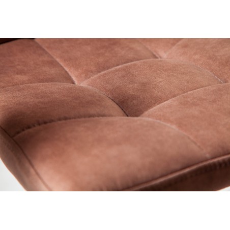 Chaise MODENA microfibre marron vintage - Lot 2