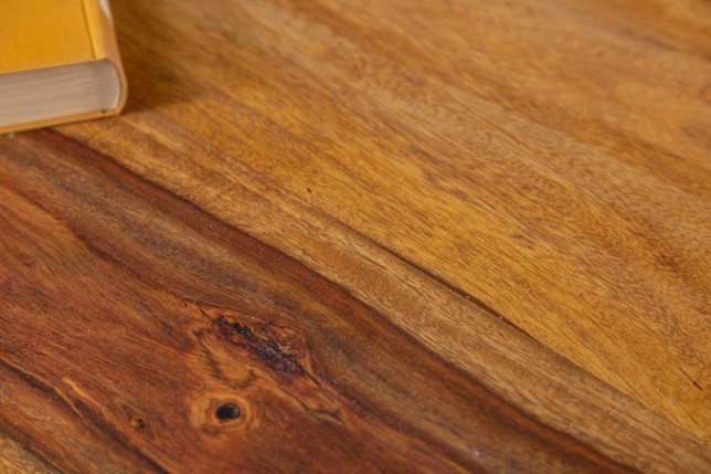 Table à manger MAKASSAR ronde Ø120cm sheesham massif naturel