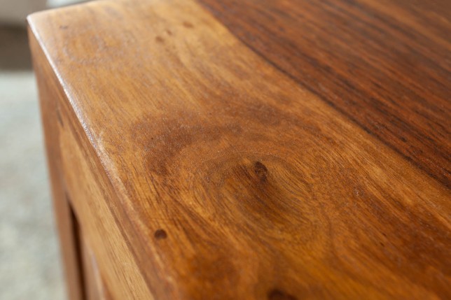 Set 3 tables d'appoint Monsoon sheesham massif naturel