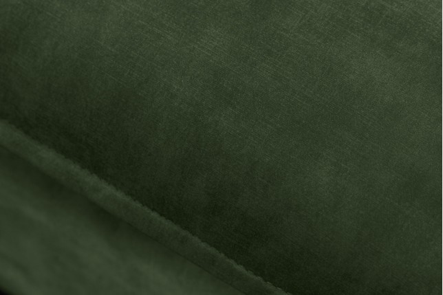 Tabouret HEAVEN 100cm velours vert foncé - housse amovible