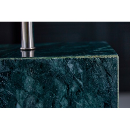 Lampe de table NOBLE 35cm base marbre vert