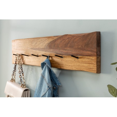 Porte-manteau MAMMUT 80cm Sheesham Massif Naturel