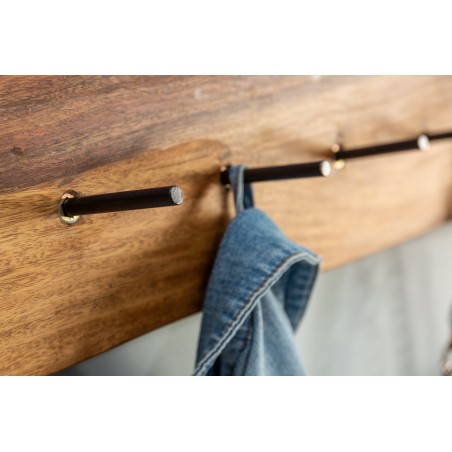 Porte-manteau MAMMUT 80cm Sheesham Massif Naturel