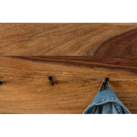 Porte-manteau MAMMUT 80cm Sheesham Massif Naturel