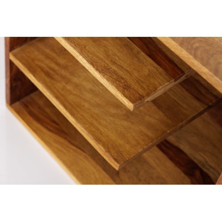 Table d'appoint CUBUS 43cm sheesham massif