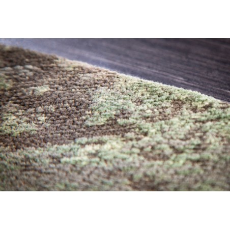 Tapis rond INFINITY HOME 150cm vert - Coton