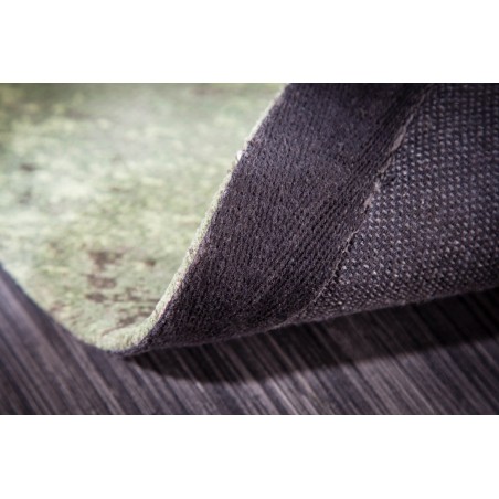 Tapis rond INFINITY HOME 150cm vert - Coton