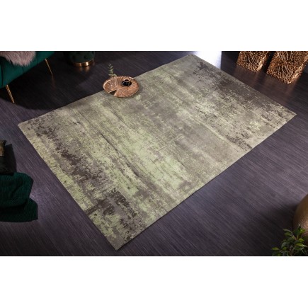 Tapis MODERN ART 240x160cm vert et beige - Coton