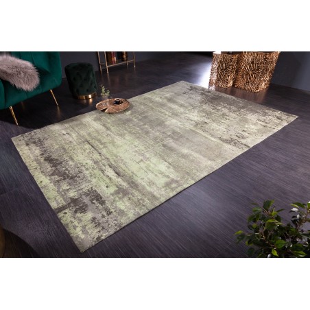 Tapis MODERN ART 240x160cm vert et beige - Coton