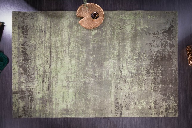 Tapis MODERN ART 240x160cm vert et beige - Coton