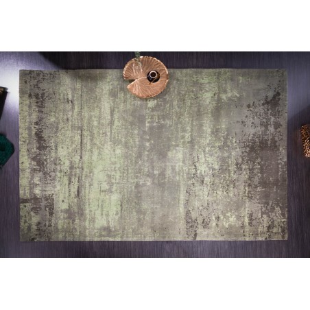 Tapis MODERN ART 240x160cm vert et beige - Coton