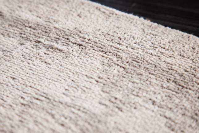 Tapis rond MODERN ART 150cm beige - Coton