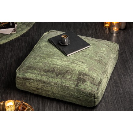 Coussin de sol MODERN ART 70cm vert - Tissu tissé plat