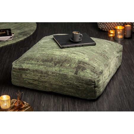 Coussin de sol MODERN ART 70cm vert - Tissu tissé plat