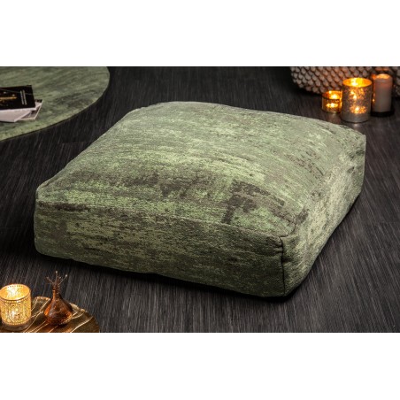 Coussin de sol MODERN ART 70cm vert - Tissu tissé plat
