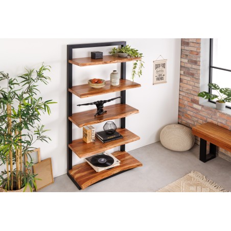Étagère MAMMUT 180cm Acacia Massif & Métal Noir