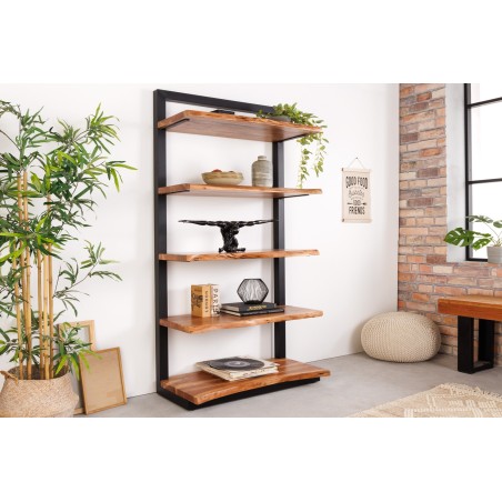 Étagère MAMMUT 180cm Acacia Massif & Métal Noir