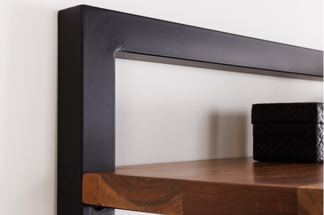 Étagère MAMMUT 180cm Acacia Massif & Métal Noir