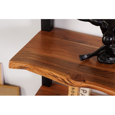 Étagère MAMMUT 180cm Acacia Massif & Métal Noir