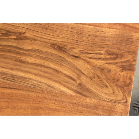 Table basse MAMMUT 120cm acacia massif finition miel