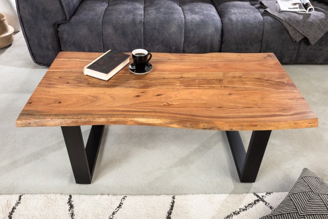 Table basse MAMMUT 120cm Acacia Massif Naturel