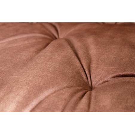 Tabouret de bar MILANO 75cm velours marron - Lot de 2