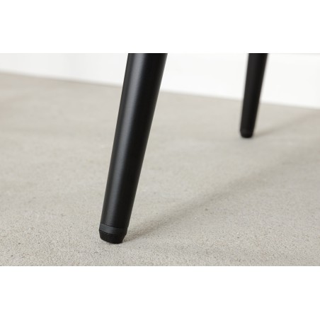 Tabouret de bar MILANO 75cm velours marron - Lot de 2