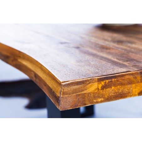 Table à manger GENESIS 160cm acacia massif brun