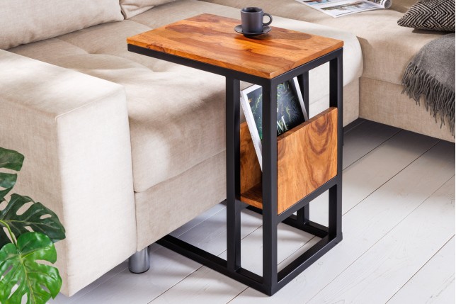 Table ordinateur portable CONCIERGE sheesham massif 60cm
