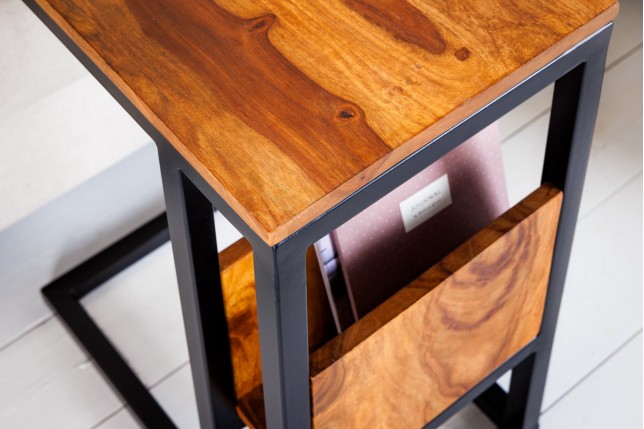 Table ordinateur portable CONCIERGE sheesham massif 60cm